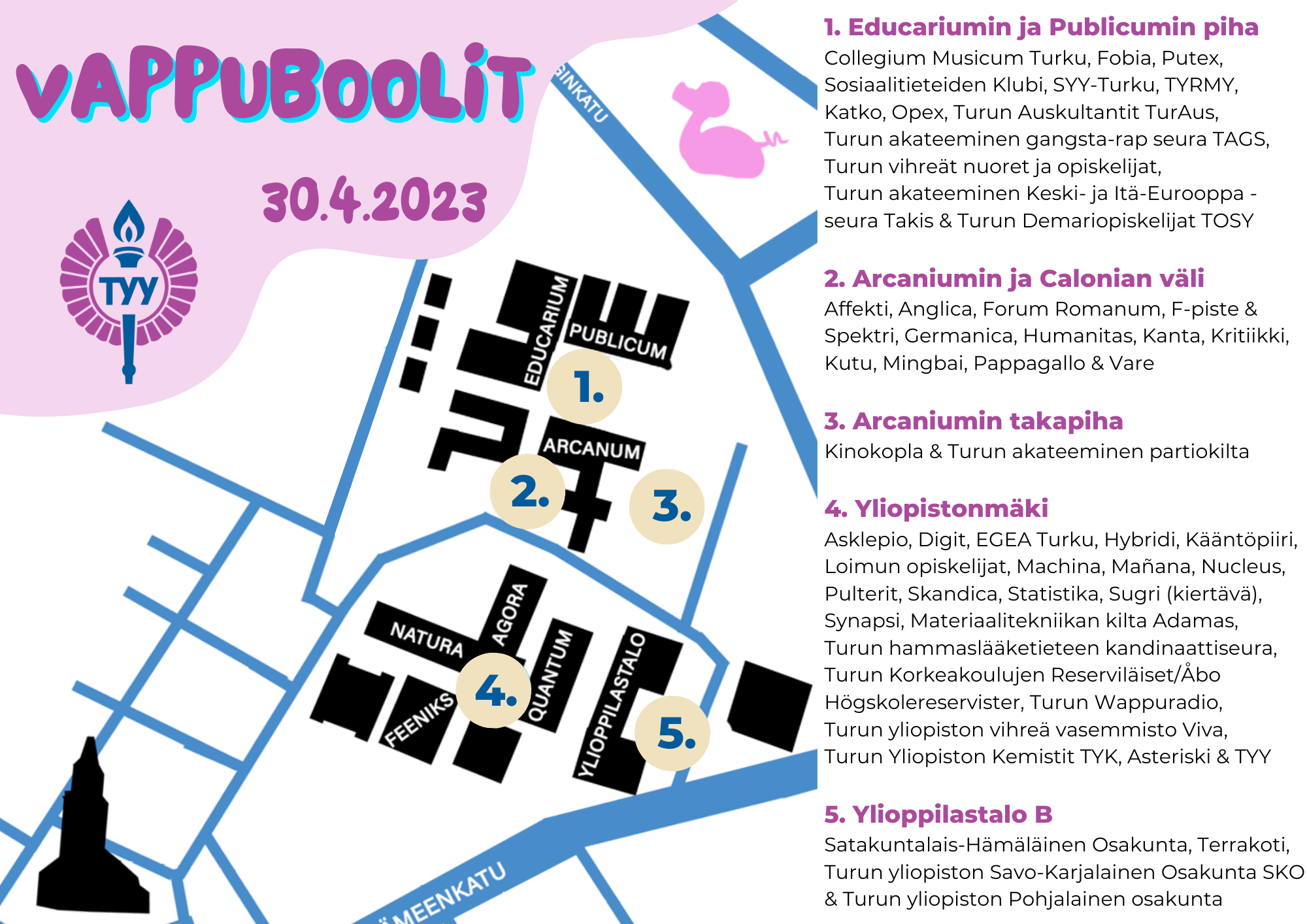 May Day Punch map