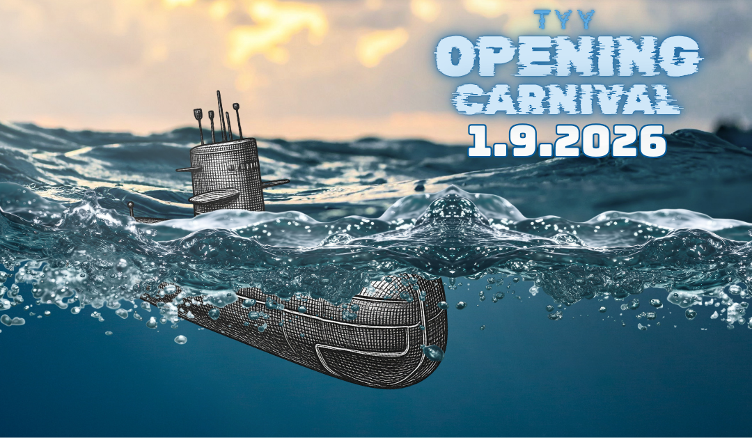 Submarine and text opening carnival